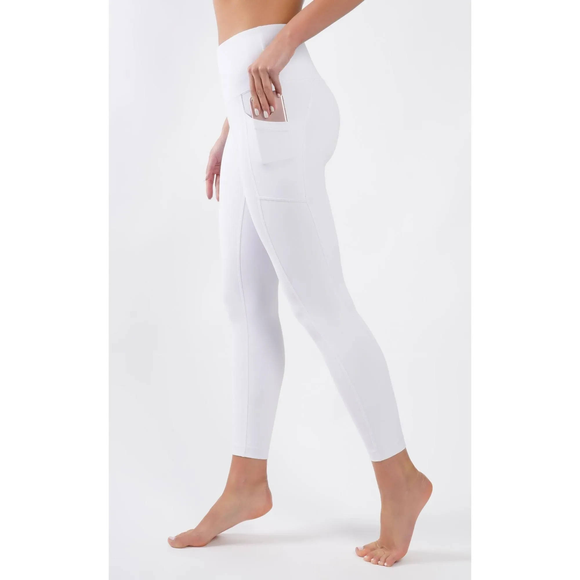 90 Degree By Reflex High Waist Tummy Control Interlink Squat Proof Ankle Length Leggings