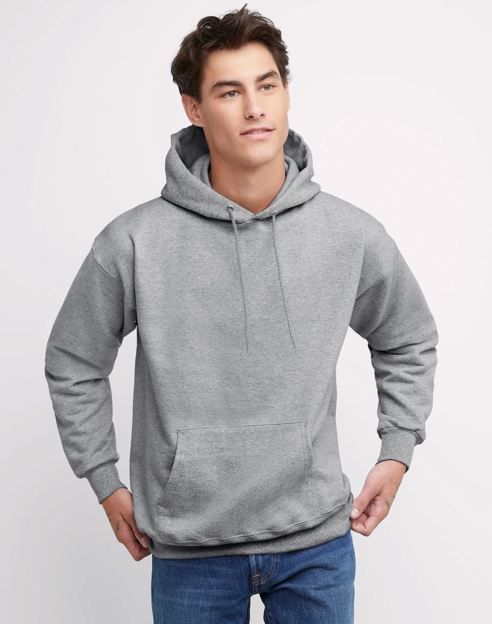 Hanes Men's Ultimate Sweatshirt, Heavyweight Fleece Hoodie, Cotton Sweatshirt for Men