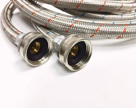 Kelaro Premium Stainless Steel Washing Machine Hoses