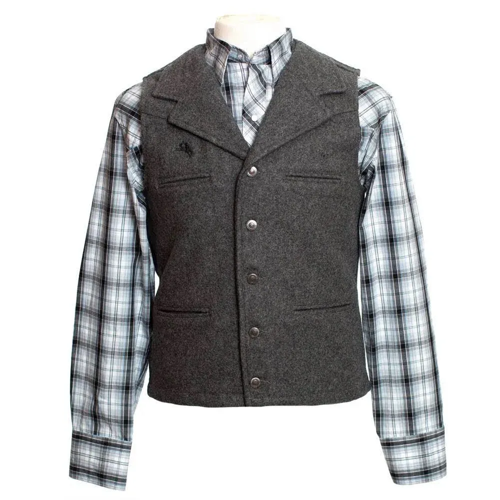 Wyoming Traders Men's Buckaroo Wool Vest