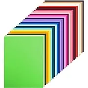 108 Sheets Bright Hard Construction Paper Colorful Cardstock,8.27x11.6 Inch Colored Card Stock Pastel for DIY Craft,Scrapbook Paper Back to School Supplies (120GSM & 250GSM MIXED)