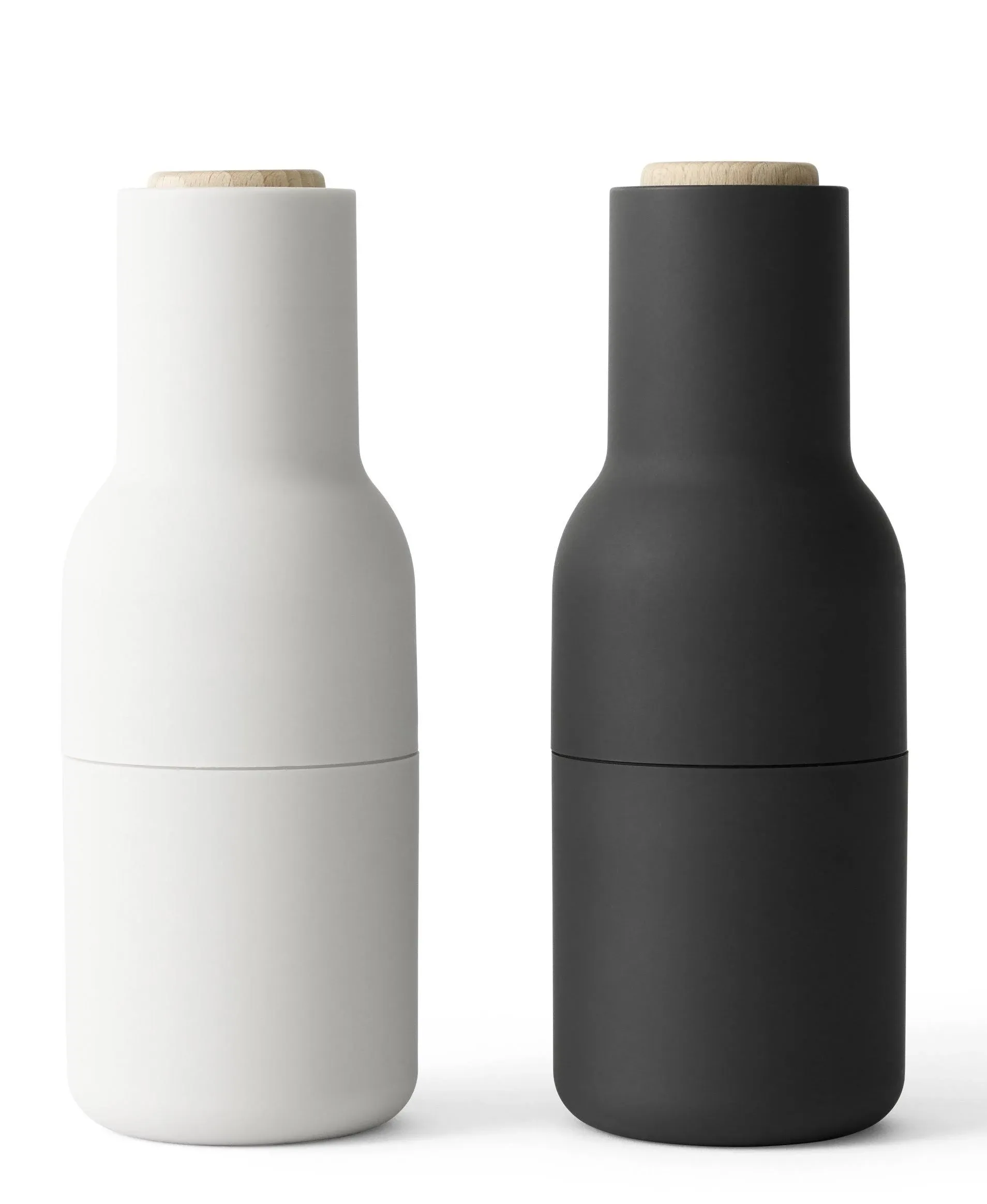 Menu Bottle Grinder Set of 2 - Carbon / Ash / Beech Lid