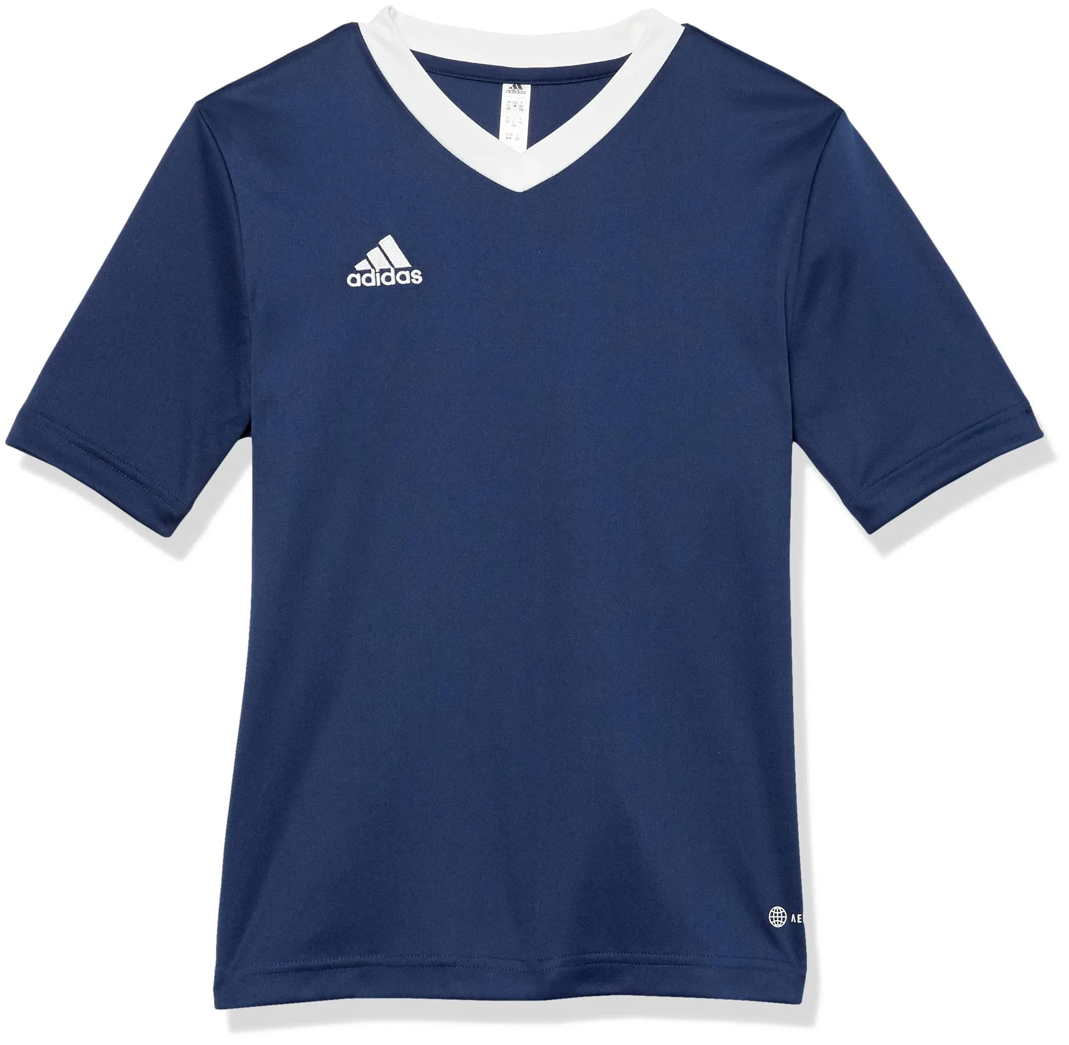 Adidas Entrada 22 Jersey in Blue - Youth XL