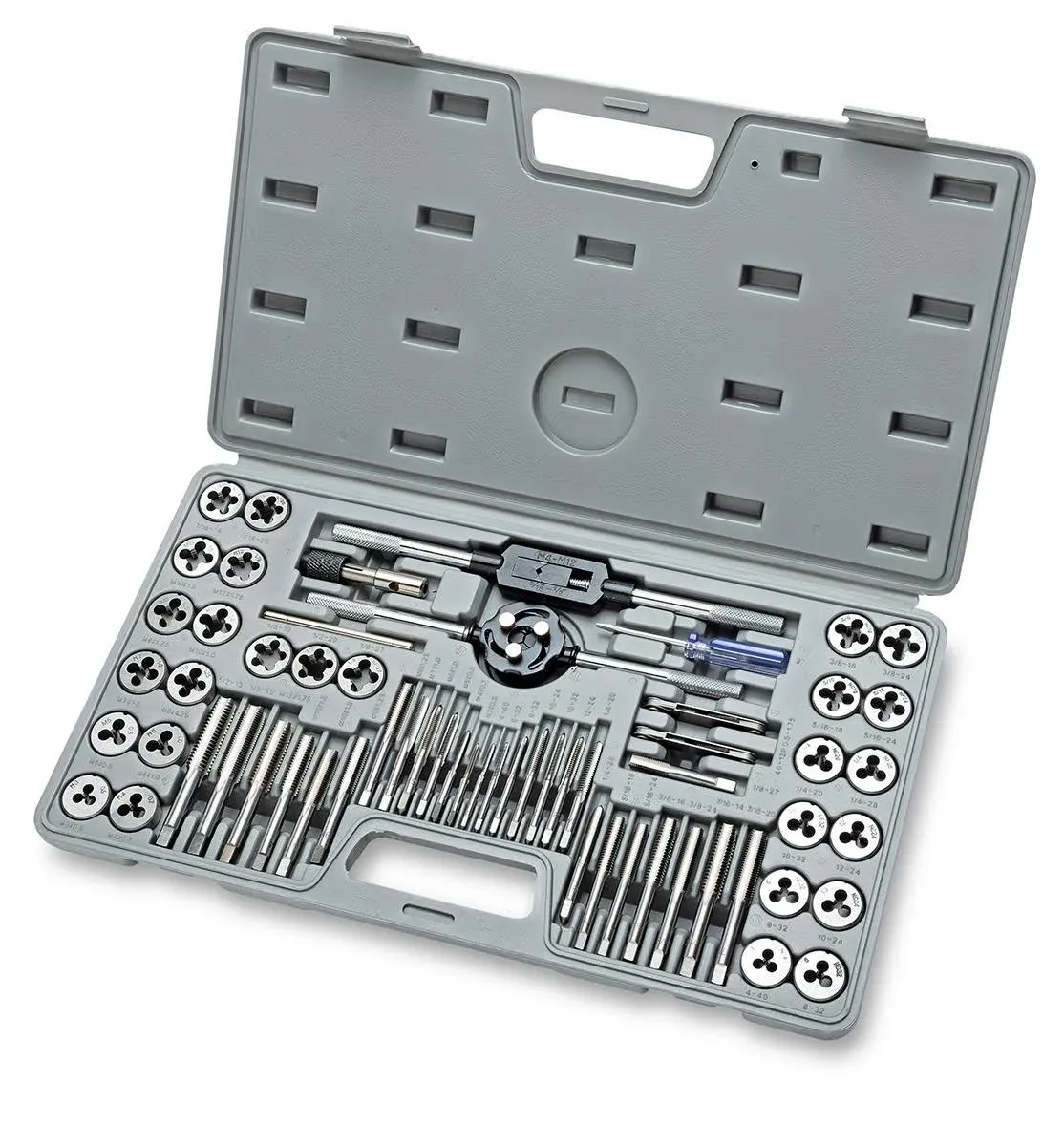 Fairmount Tools 60 Piece Metric and Standard Tap and Die Set in Plastic Case