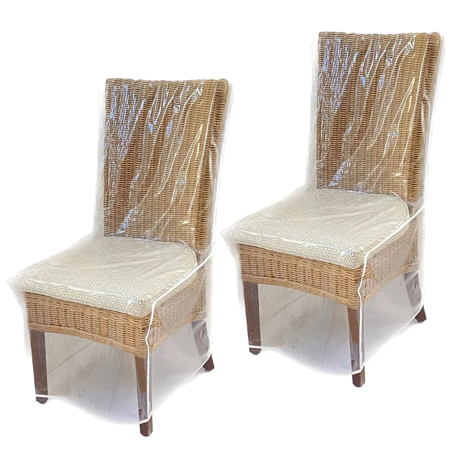 2 Pack Dining Room Chair Cover Protector for Dust Spill Pet Claws