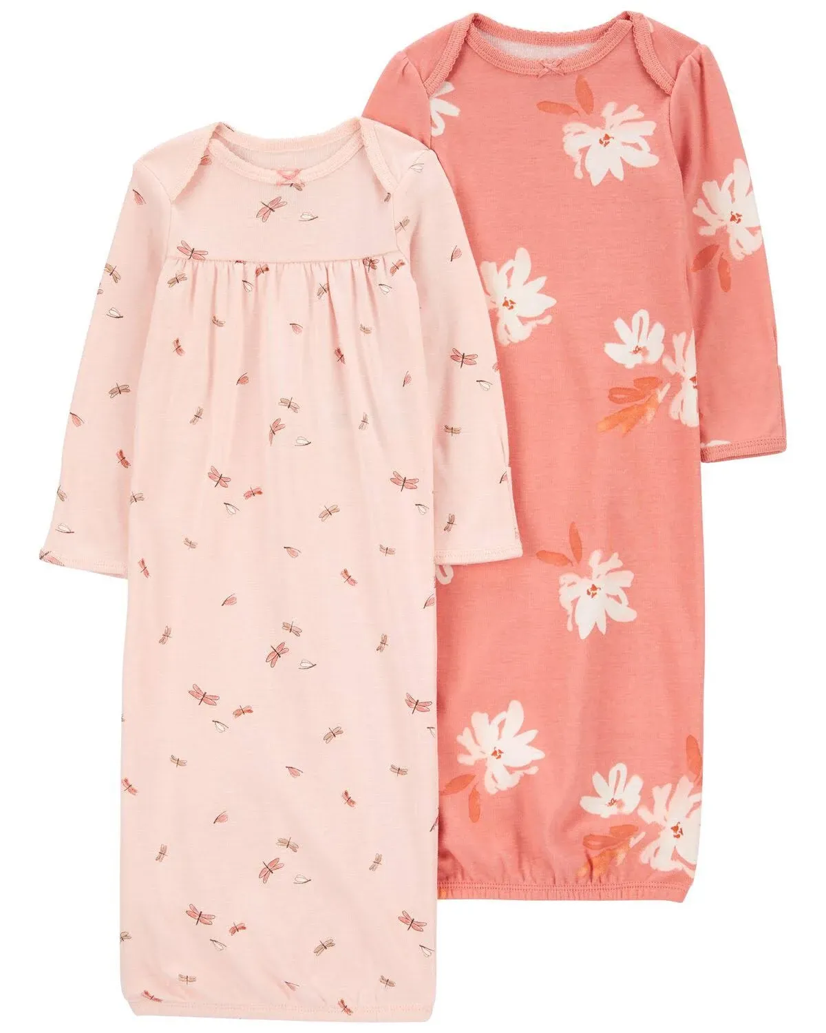 Carter's Baby Girls' 2-Pack Babysoft Sleeper Gowns