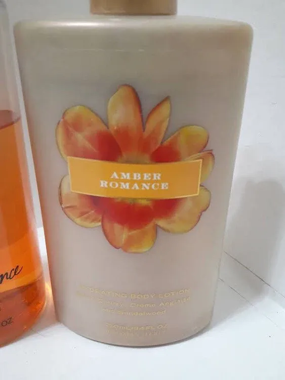 Victoria&#039;s Secret Amber Romance Fragrance Mist &amp; Fragrance Lotion Set