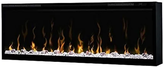 Dimplex IgniteXL 50" Built-in Linear Electric Fireplace (Model: XLF50), 8530/5118 BTU, 240/120 Volt, 2500/1500 Watt, Black