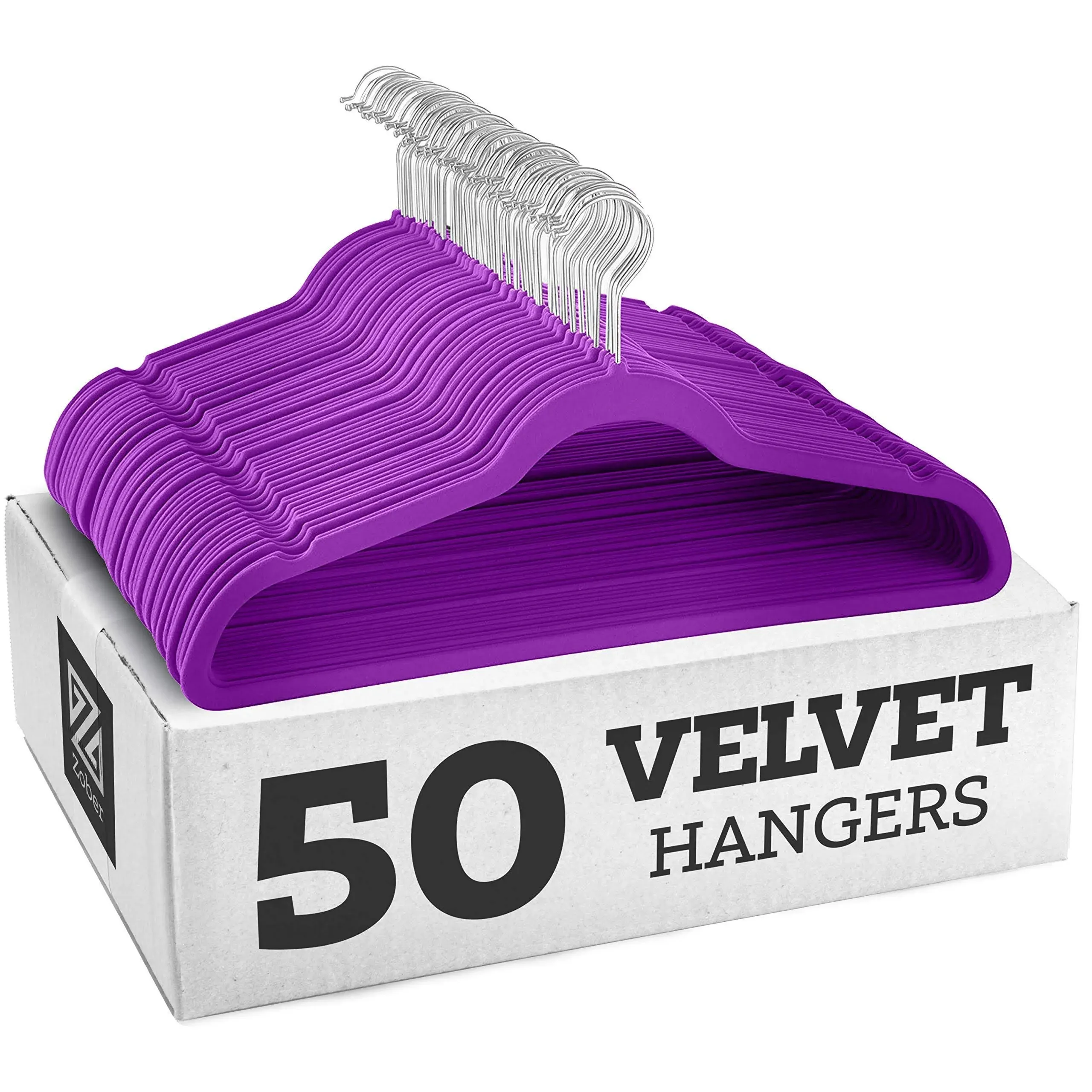 Zober Non-Slip Velvet Hangers Hangers Clothes Hangers