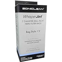 Soniclean WhisperJet C2 Canister Filter Bags with Sound-Dampening Technology