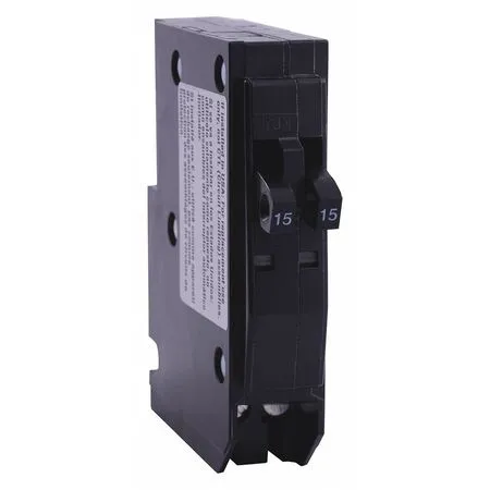 Miniature Circuit Breaker, 20, 240VAC, 1 Pole, Plug-In Mounting Style, QO Series