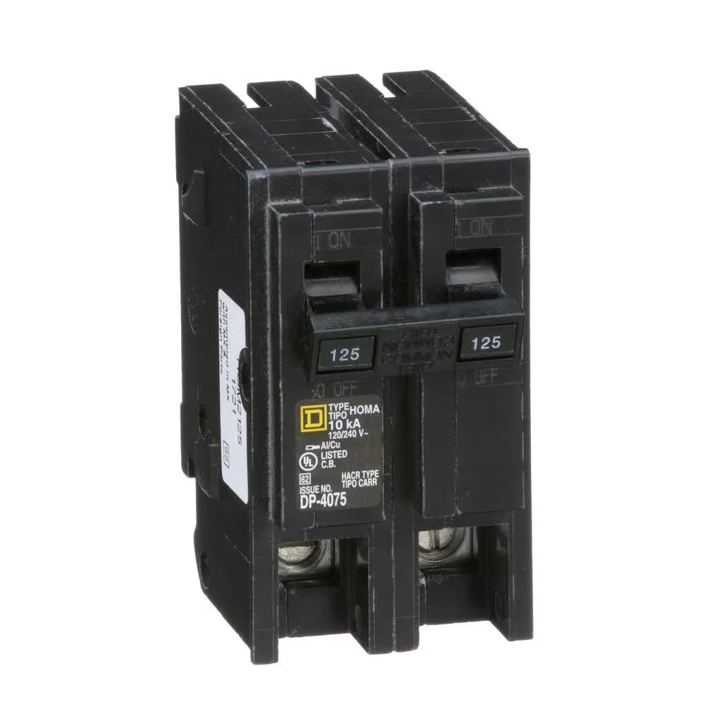 Square D Homeline 2-Pole Circuit Breaker 120/240V 30 Amp Standard Trip (6-pack)