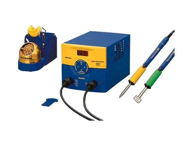 HAKKO FM203-DP Dual Port Soldering System w/ Two Soldering handpieces