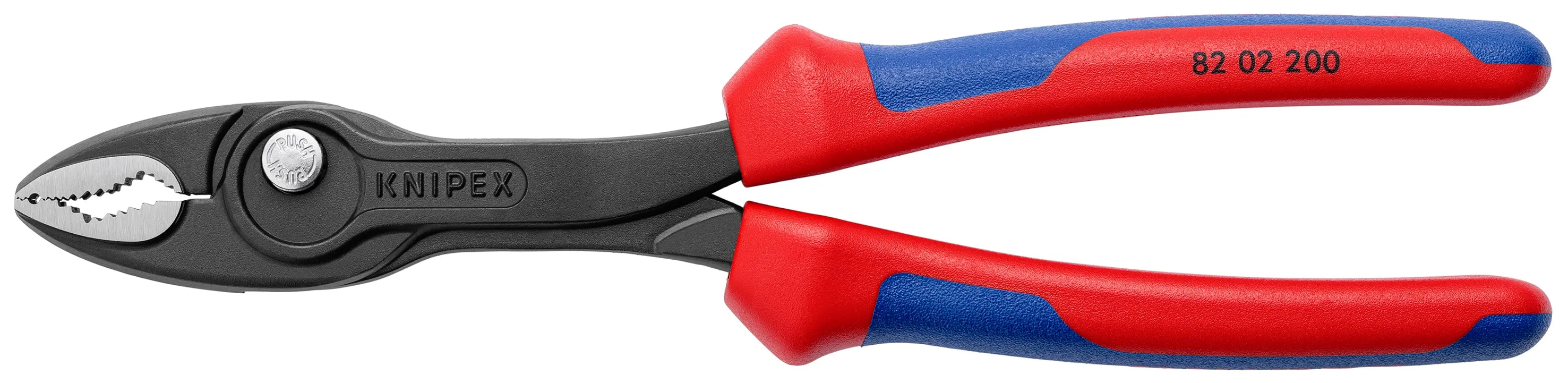 Knipex 8 in. TwinGrip Slip Joint Pliers