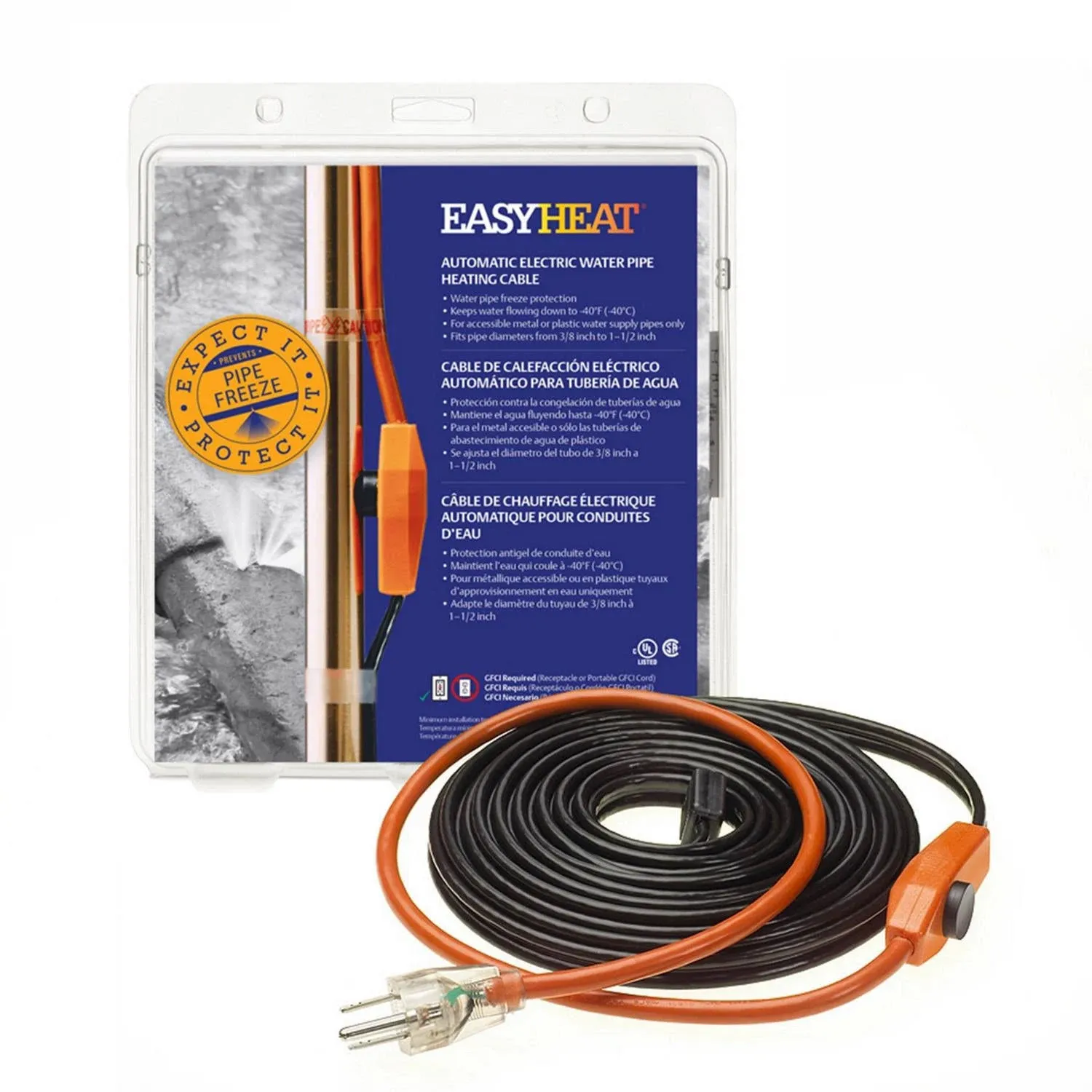 Easy Heat Pipe Heating Cable 30 ft. AHB-130