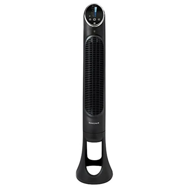 Honeywell QuietSet 8-Speed Whole-Room Tower Fan, 10W x 40H, Black