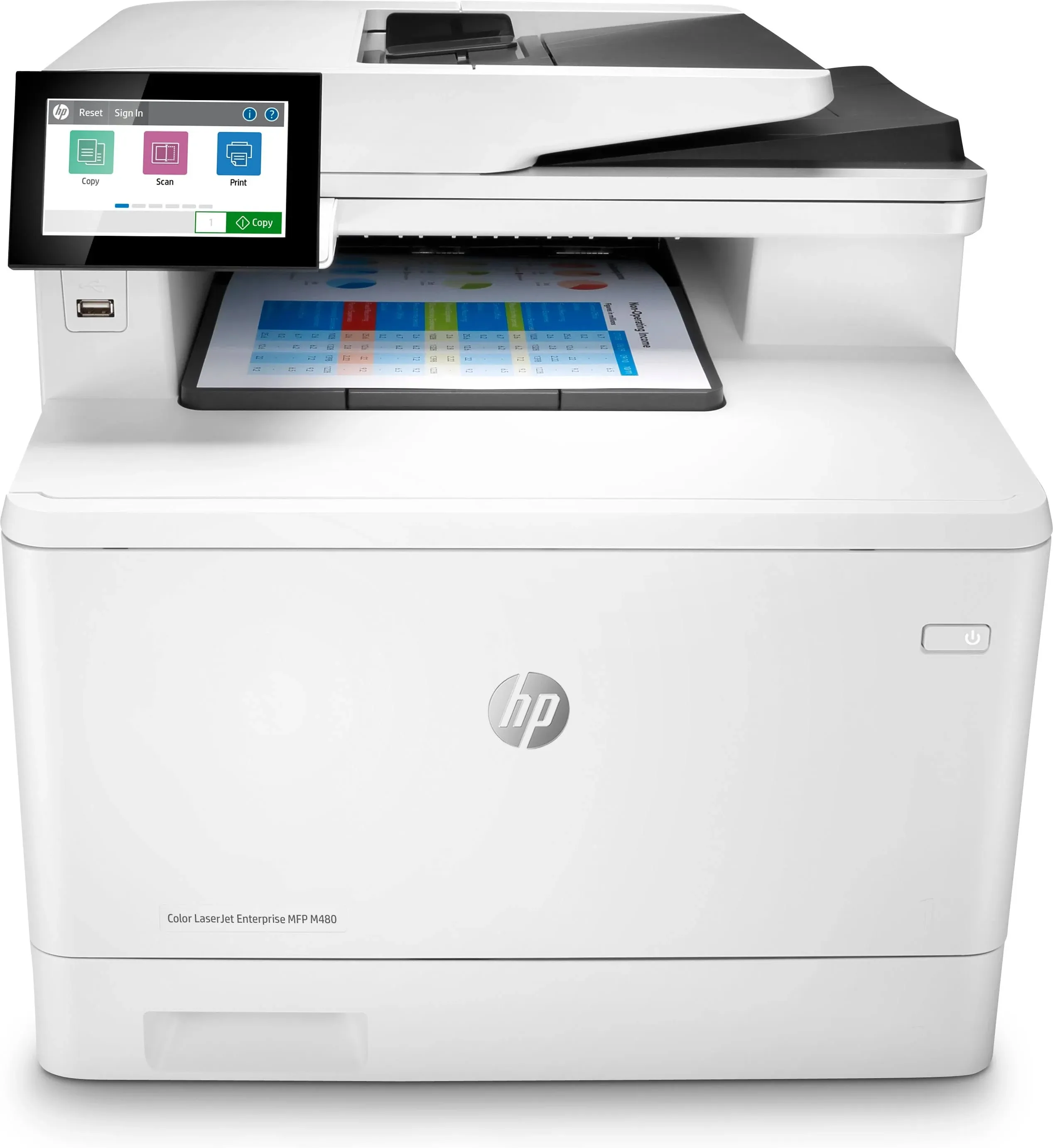 HP Laserjet Enterprise Color Mfp M480f, Copy/Fax/Print/Scan