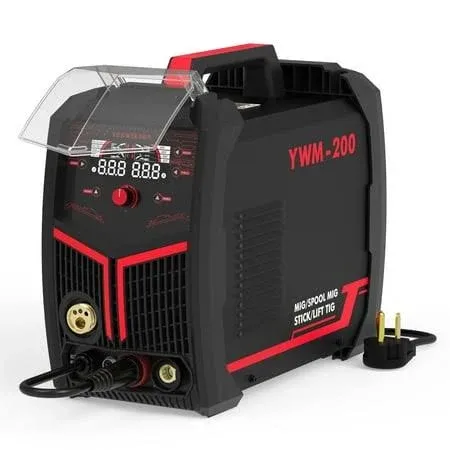 YesWelder 200Amp Aluminum MIG Welder Ywm-200, 110/220V Dual voltages MIG Flux ...