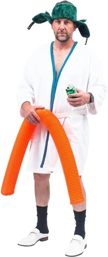 Costume Agent Vacation Movie Cousin Eddie Halloween Costume Accessory Orange Hose (Includes Hose Only)