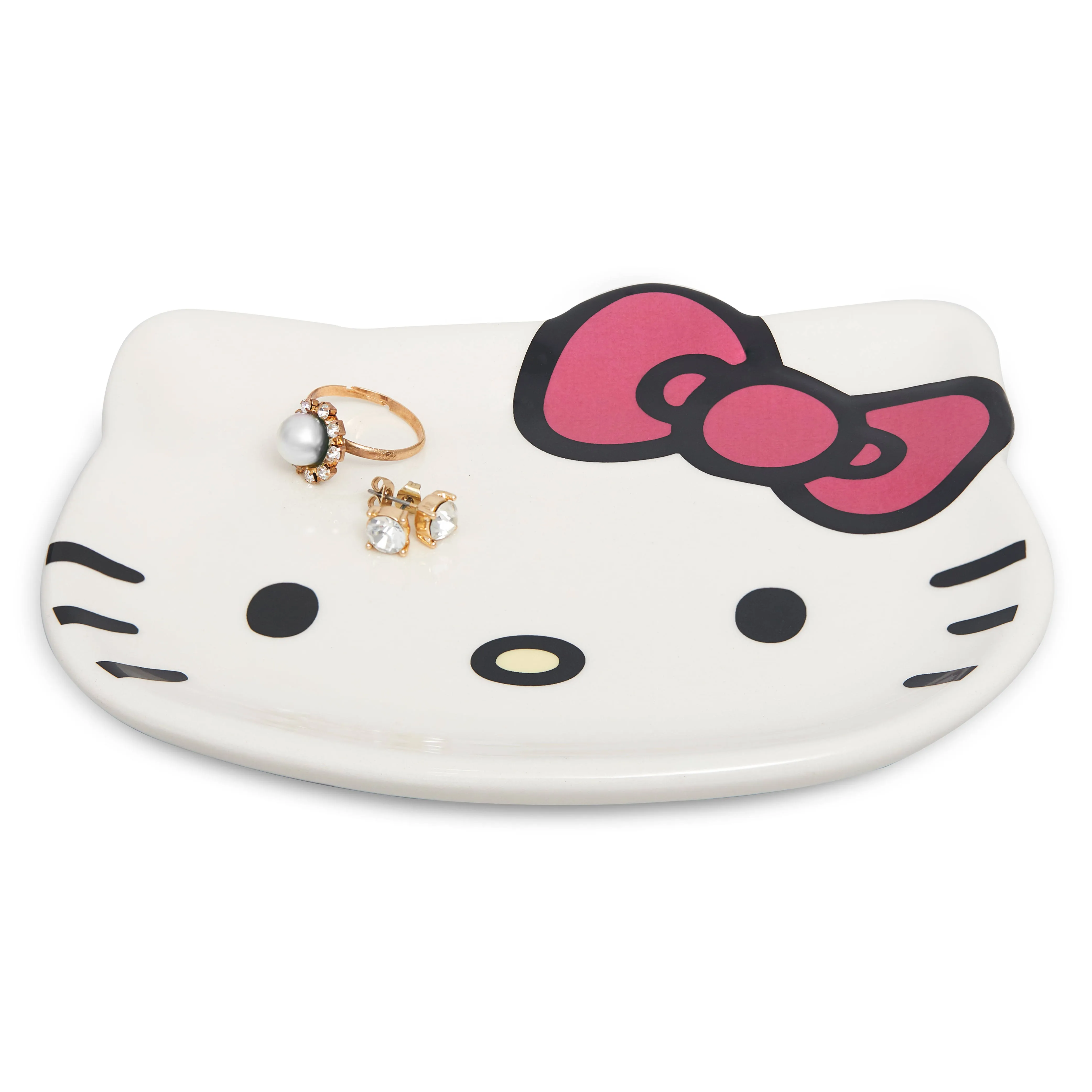 Sanrio Hello Kitty Ceramic Blinged Jewelry and Trinket Dish