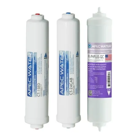 APEC ULTIMATE Series US Made Stage 1, 2 &4 Replacement Filter For Countertop Alkaline System(FILTER-SET-CTOP-PH)