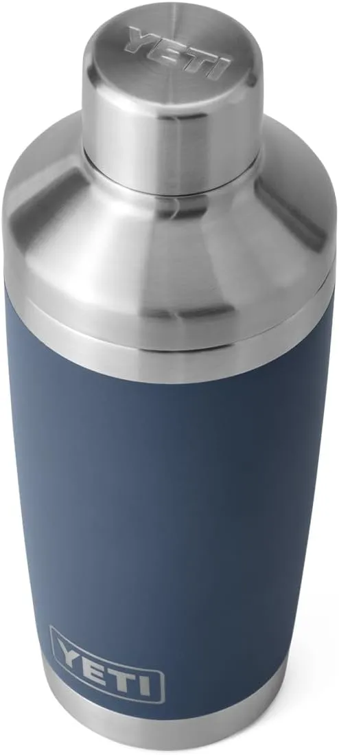 YETI Rambler 20 oz Cocktail Shaker, Stainless Steel, Vacuum Insulated, Navy