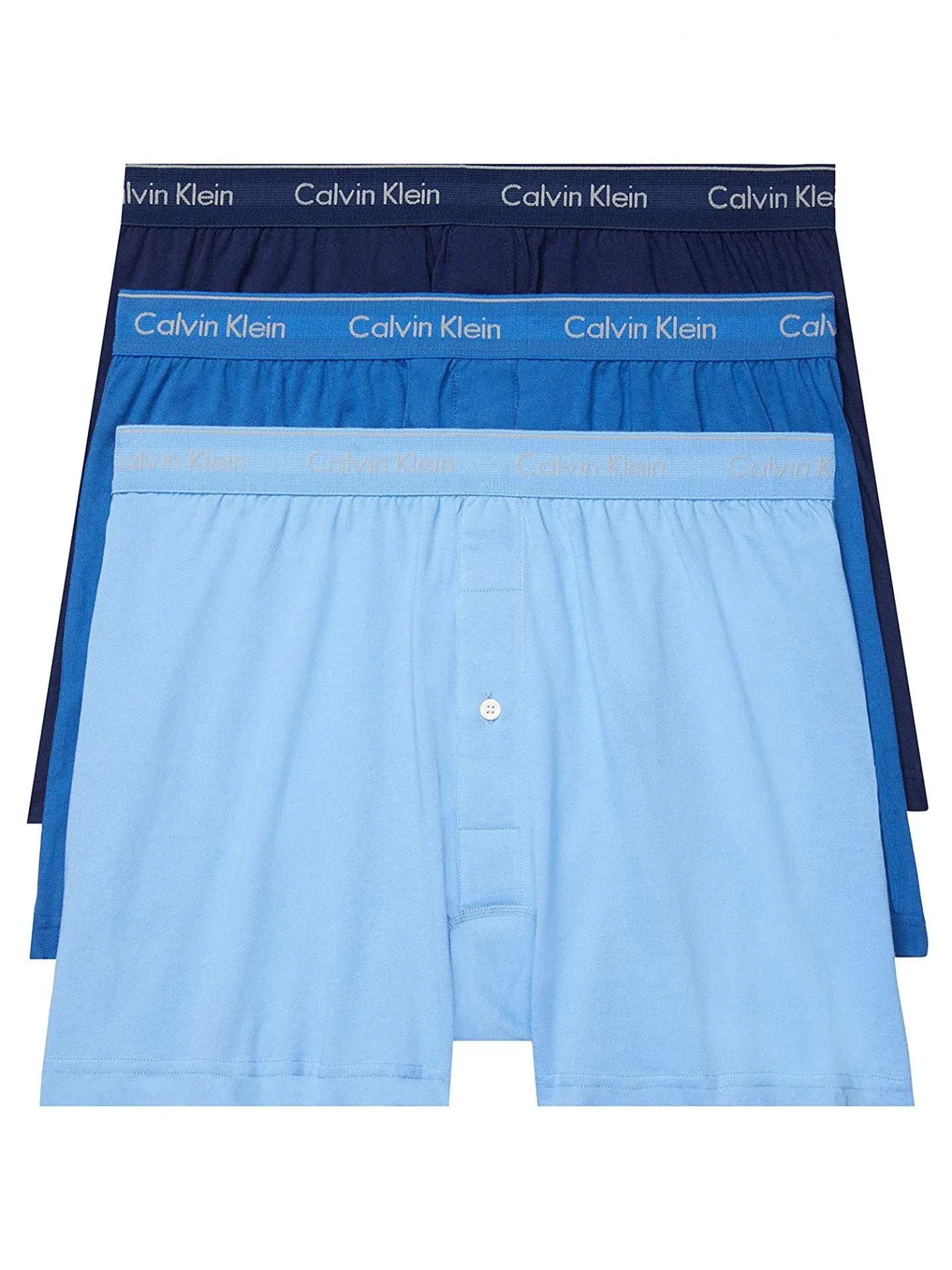 Calvin Klein Men&#039;s Cotton Classic Fit 3 Pack Boxer Briefs, Black Multi, Size M