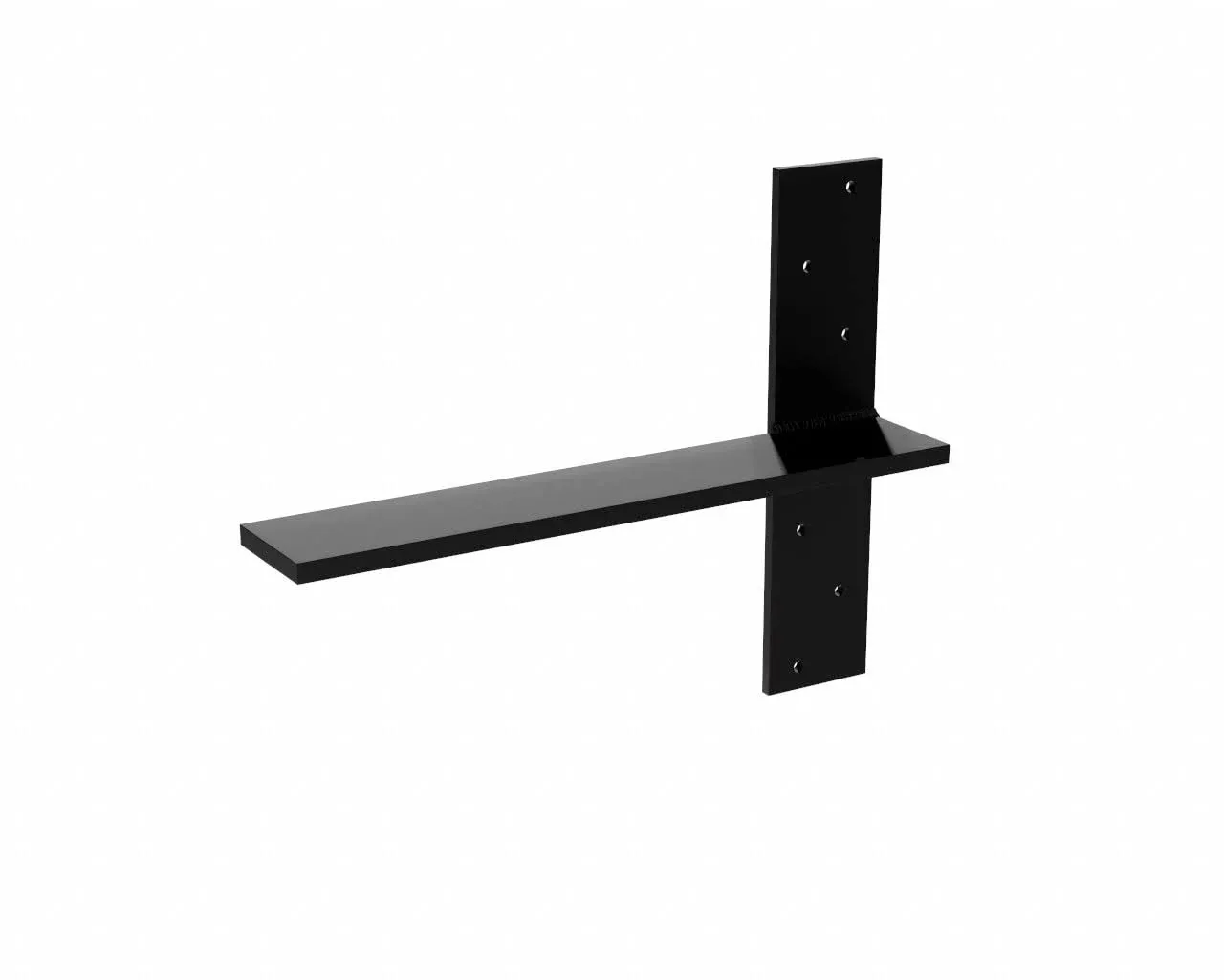 The Original Granite Bracket 18-in L x 2.5-in W x 0.5-in D Floating Shelf Bracket