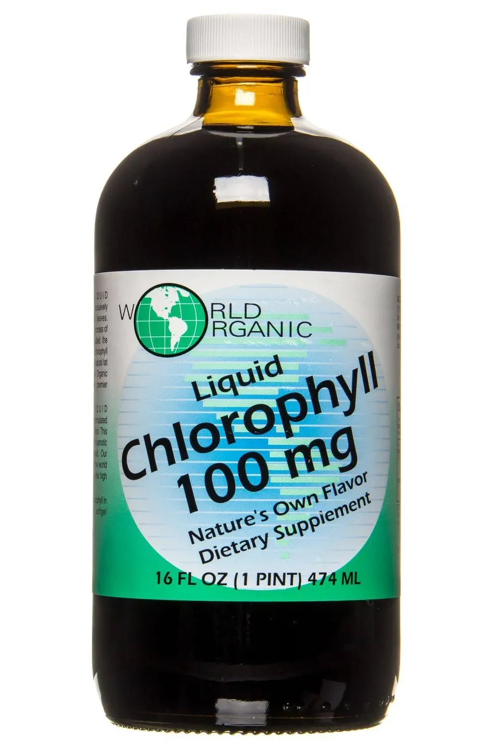 WORLD ORGANIC CHLOROPHYLL 100MG, 16 OZ by World Organics