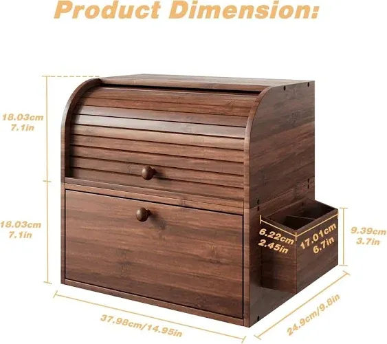 Hokku Designs Double Layer Bread Box