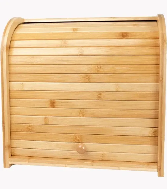 Bamboo Bread Box, Bread box for kitchen counter top, Bread storage bin, Bread storage container, counter top storage