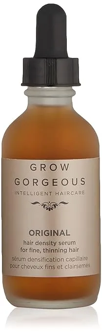 Grow Gorgeous Daily Density Serum Original 60ml - Vegan and Gluten Free Hair Serum For Fuller, Thicker and Healthier Hair - For Men and Women - Created to Target Thinning Hair and Hair Loss