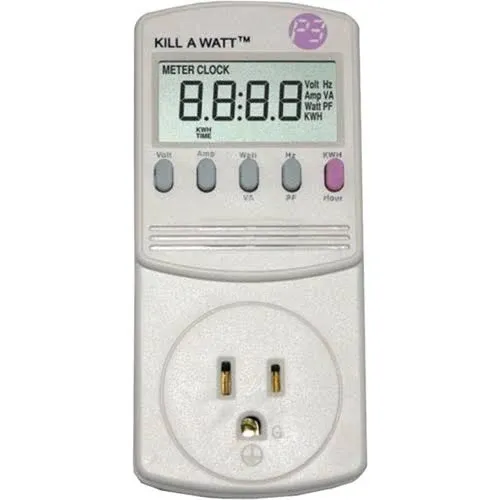 P3 International Electricity Usage Power Meter Kill A Watt LCD Anlyzer 125V