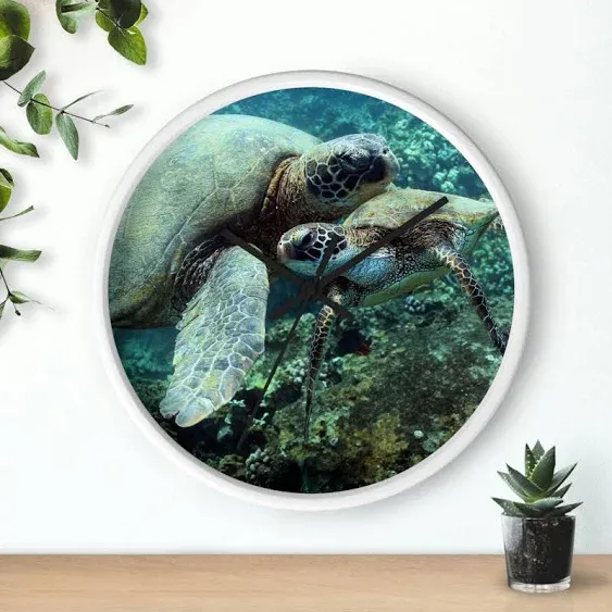 Sea Turtle Wall clock