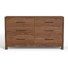 Nova Six Drawer Dresser - Honey Maple