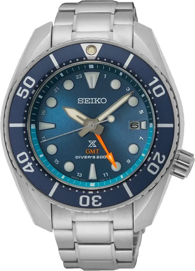 SEIKO Prospex SFK001J1 SFK001 Sumo GMT Blue Dial Solar Watch Made in Japan