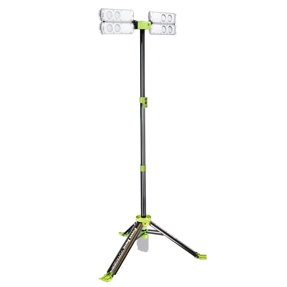 PowerSmith Standing Work Light 8000 Lumen Cordless Tripod Led w/AC/DC Adaptor