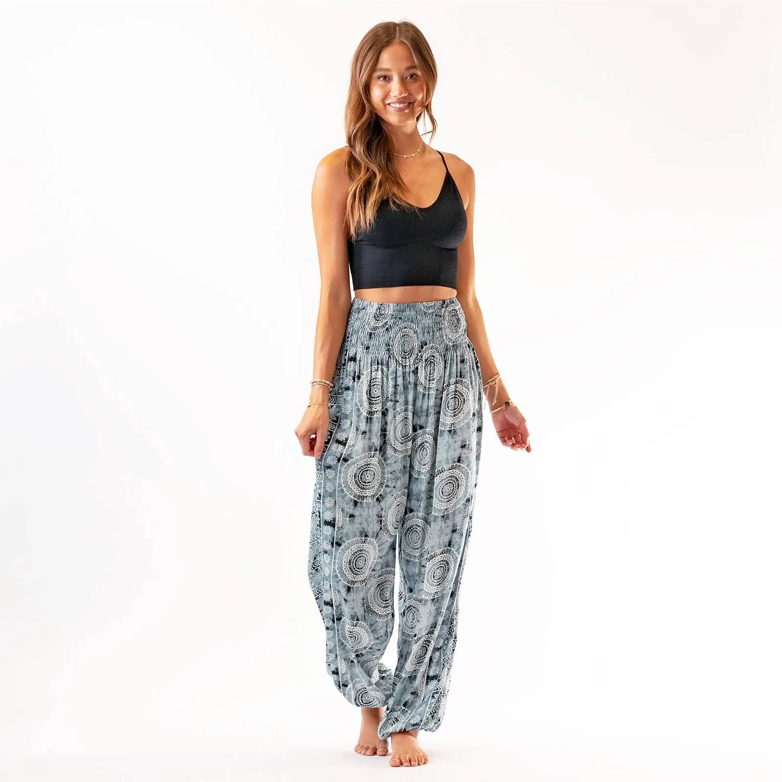 Santa Barbara Island Harem Pants | Lotus and Luna Small