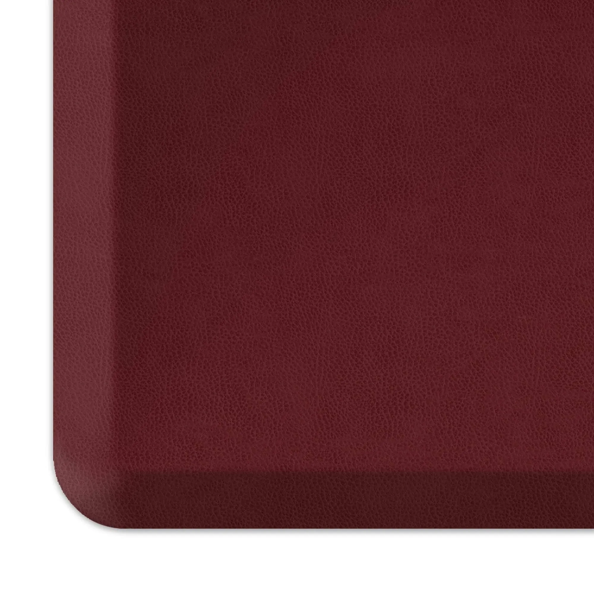 GelPro Designer Leather Grain Comfort Mat Cranberry