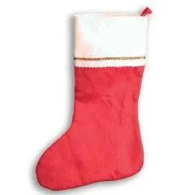 Windy City Novelties Tall 15" Red Felt Christmas Stockings