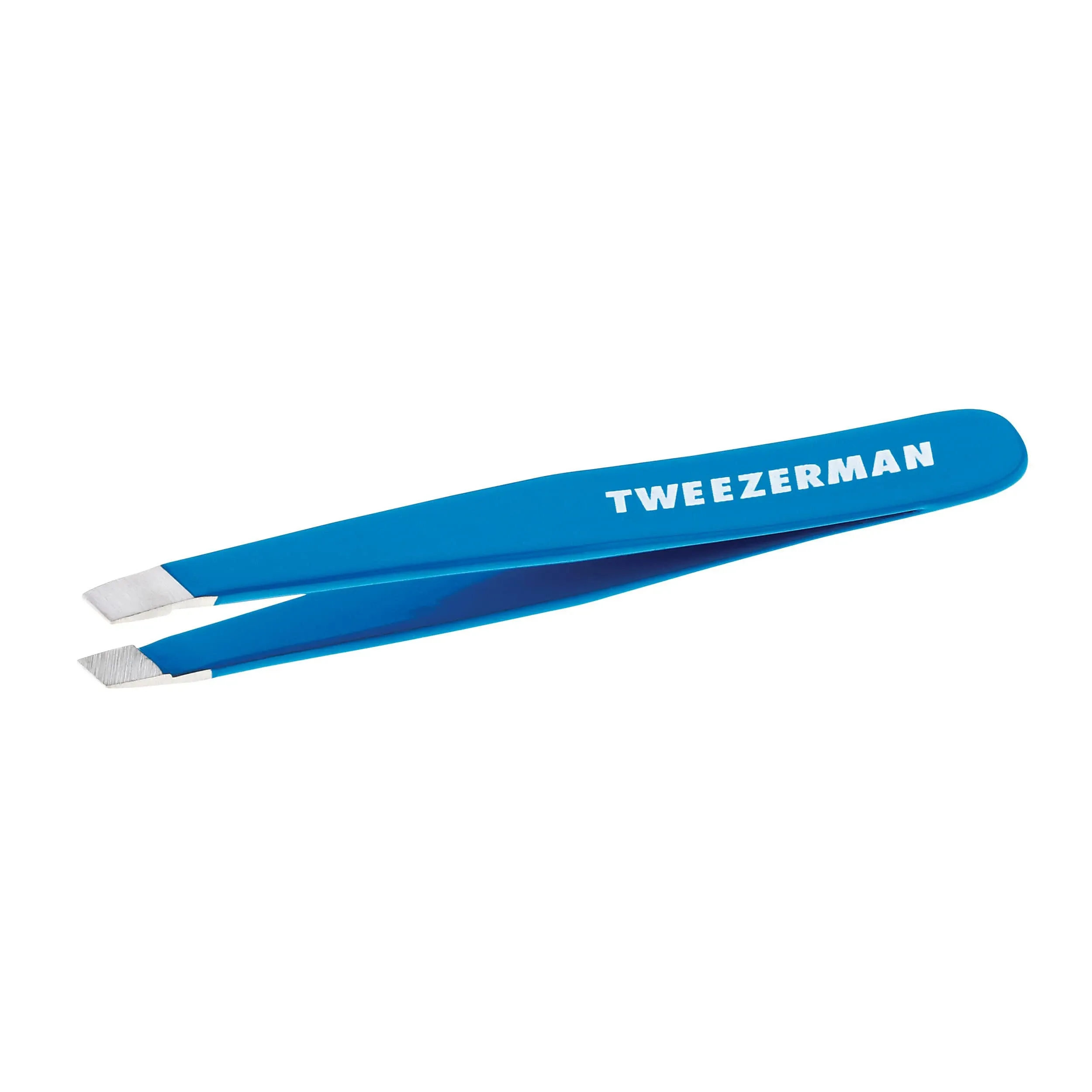 Tweezerman Mini Slant Tweezer, Bahama Blue