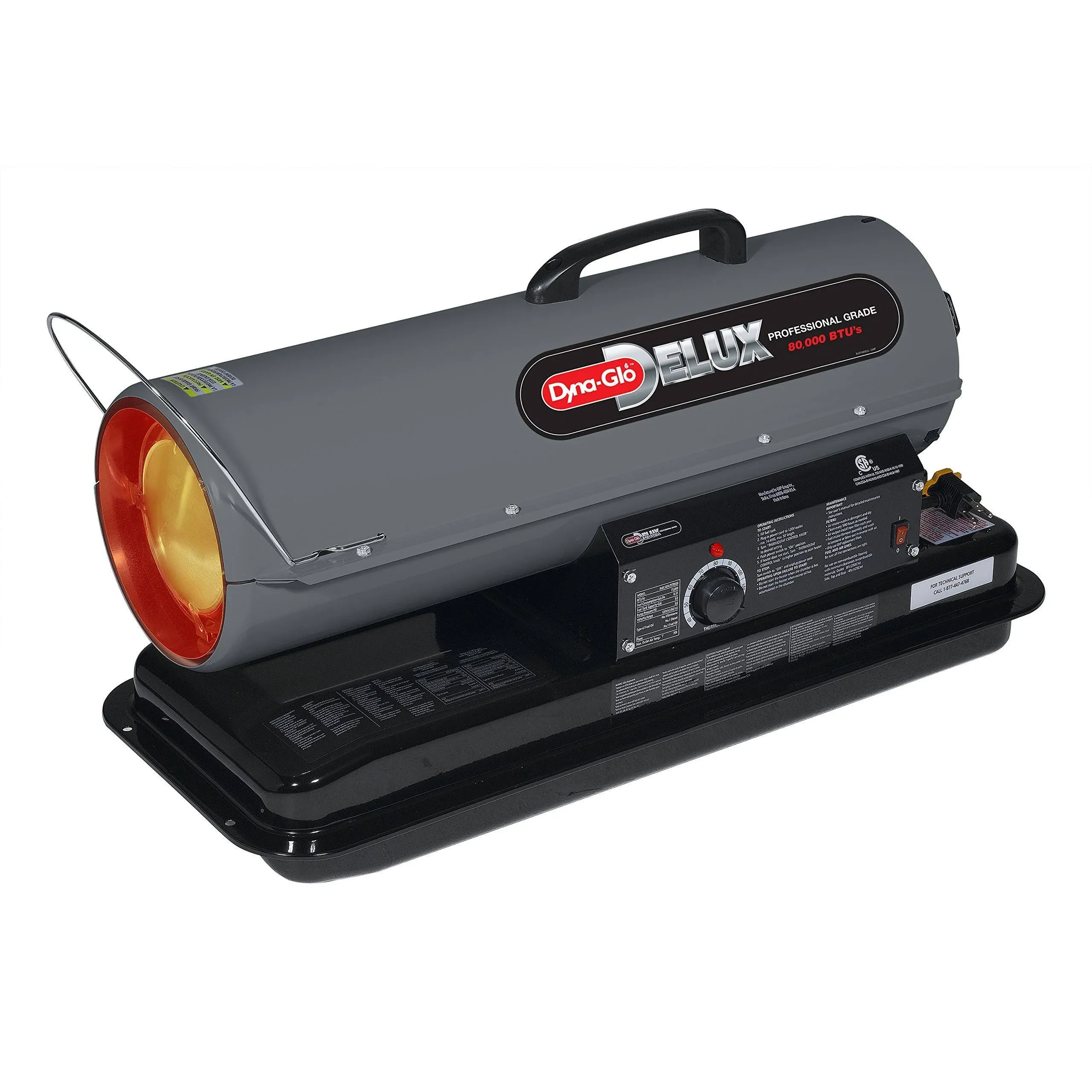 Dyna Glo Delux 80K BTU Kerosene Forced Air Heater