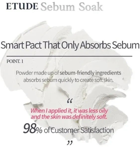 [ ETUDE HOUSE ]   Sebum Soak Pact  / 9.5g