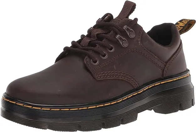 Dr Martens Reeder Utility Shoes Dark Brown Crazy Horse