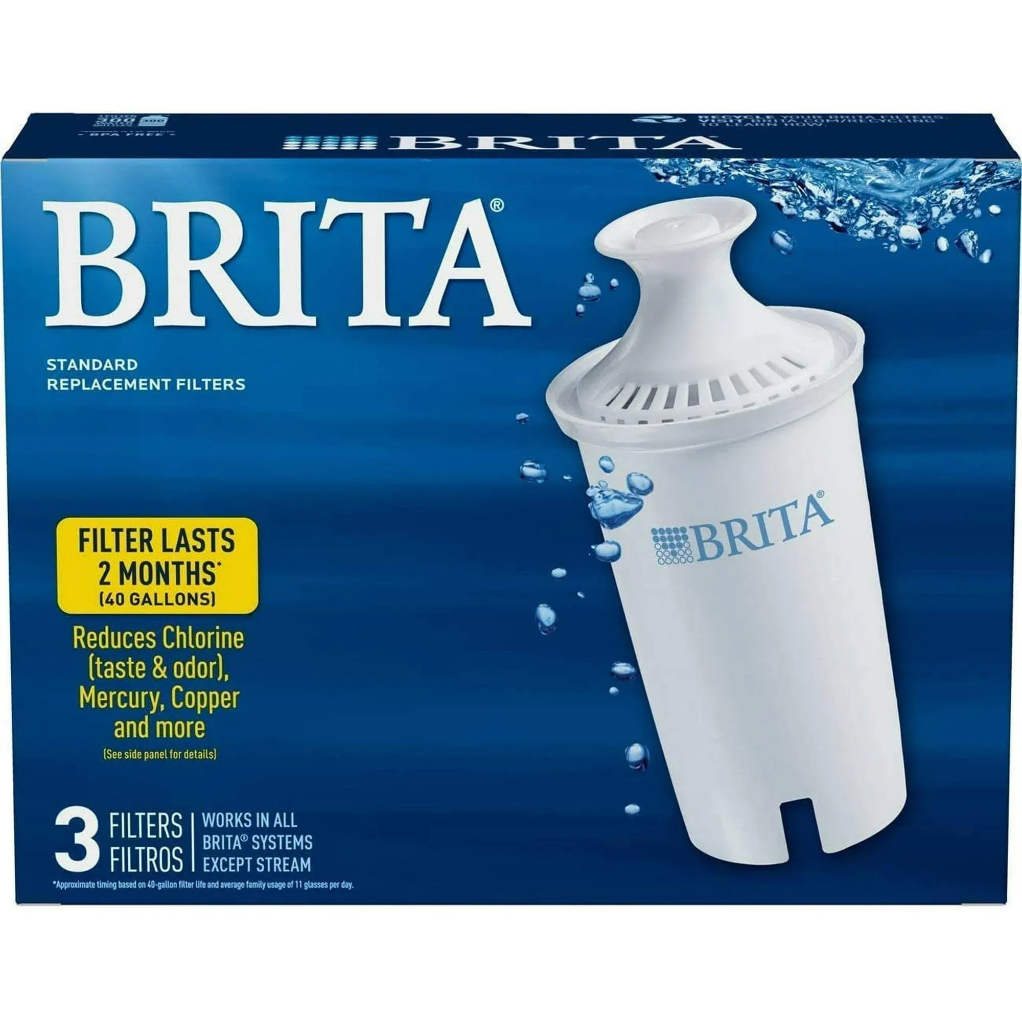 Brita Pitcher Filter Replacement Pack