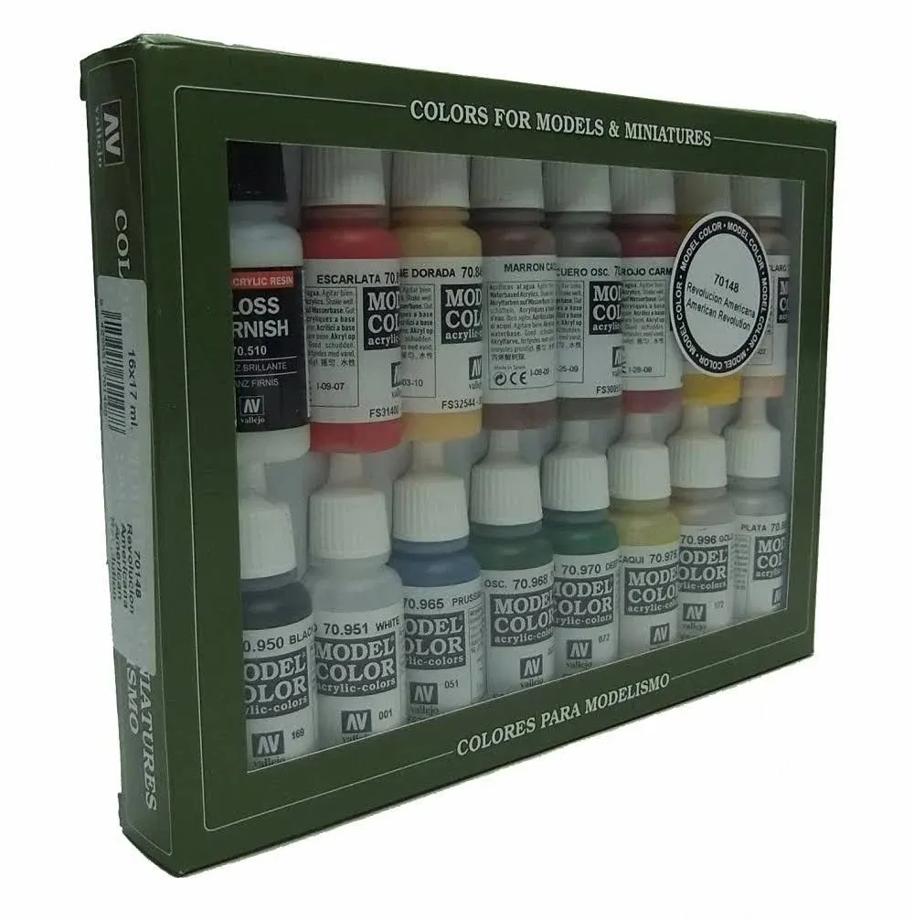 American Revolution Model Color Paint Set