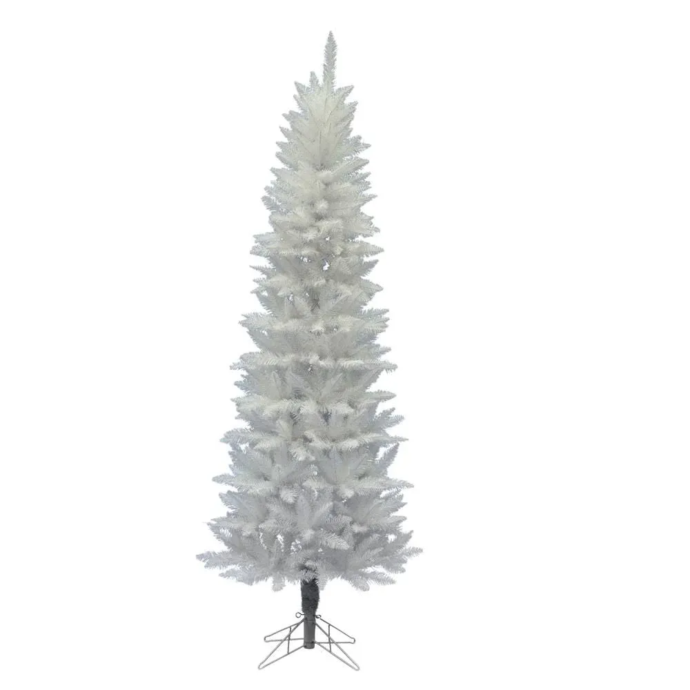 Vickerman Sparkle White Spruce Pencil Artificial Christmas Tree