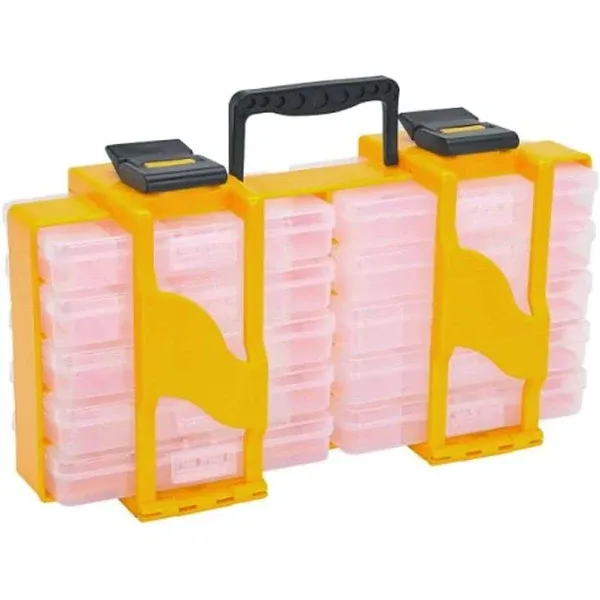 Storehouse Portable Toolbox Organizer with 10 Drawers: 15 Inch X 8 Inch X 4-1/4 Inch