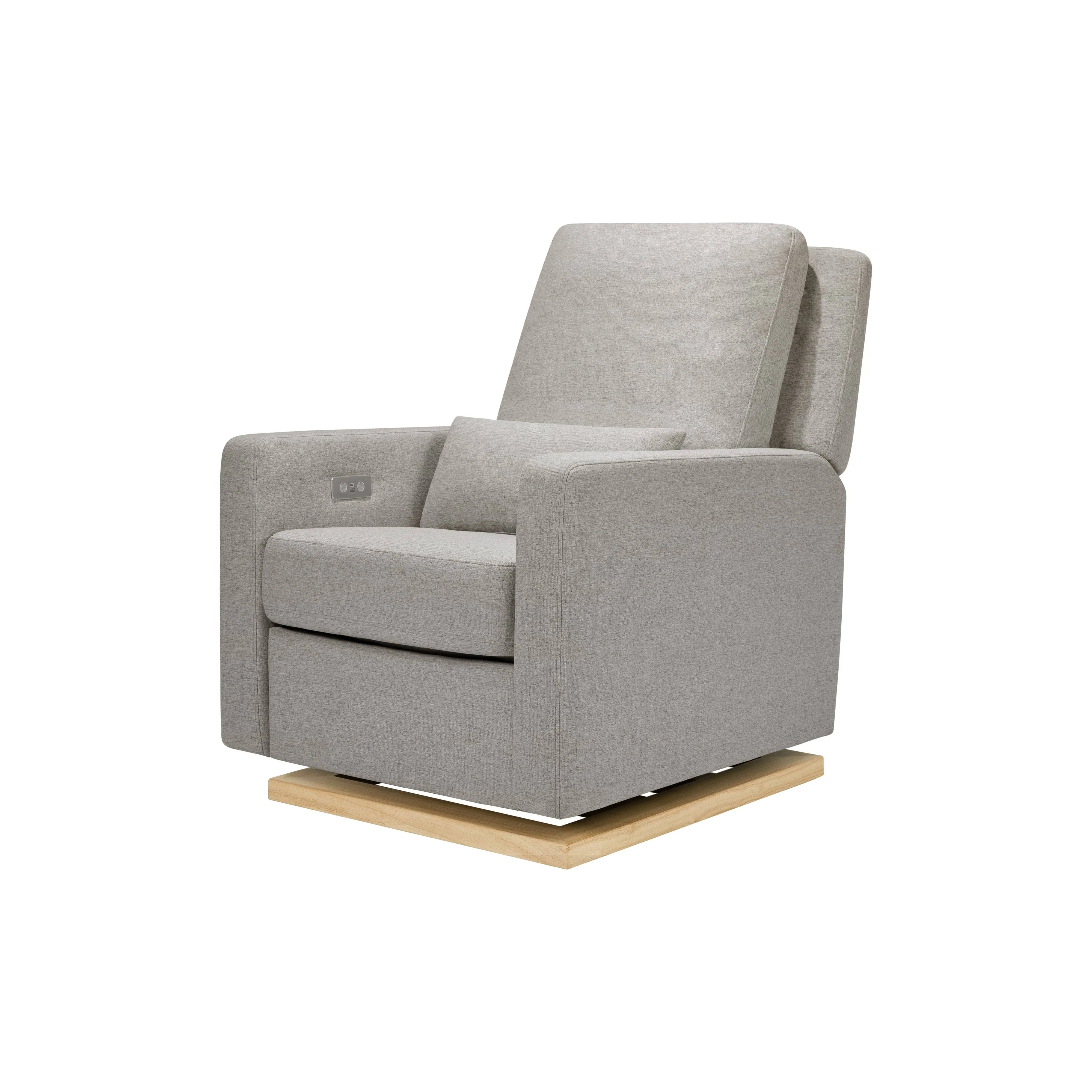 Babyletto Sigi Electronic Recliner and Glider in Eco-Performance Fabric with USB Port