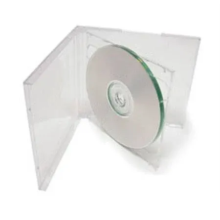 10 STANDARD Clear Double CD Jewel Case